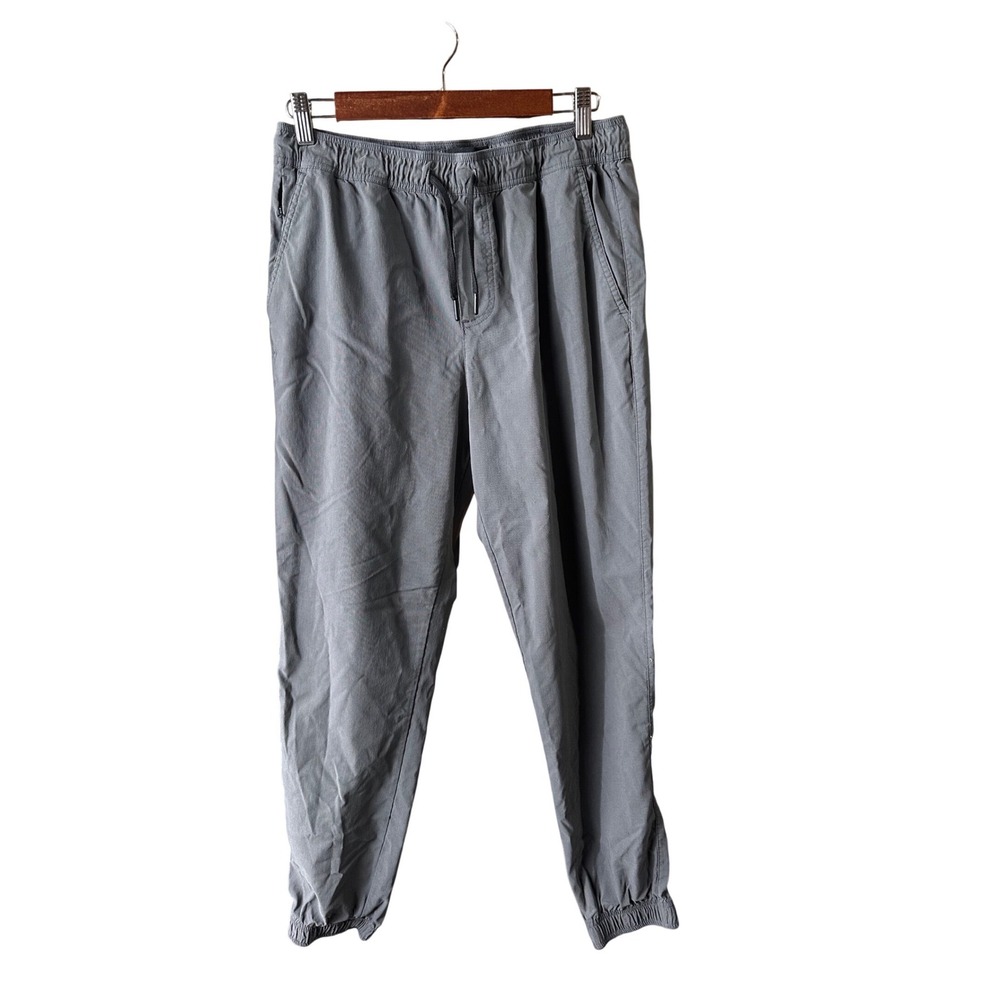 RSQ Jogger Pants Mens Medium Gray Stretch Elastic Waist Cuffed Athletic Trousers